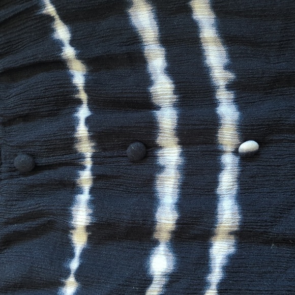 Elastic Neck Tie Dye Top - Picture 2 of 6